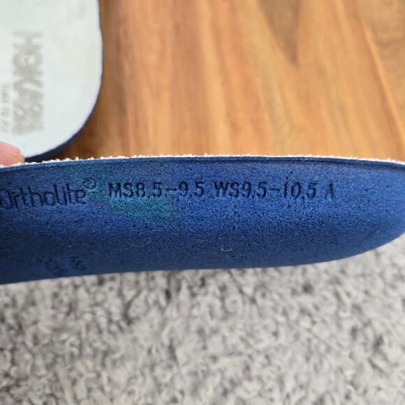 Hoka One One Women 9.5D Wide Clifton 7 Morning Mist Hot Coral Daily Running Shoe - Picture 10 of 13